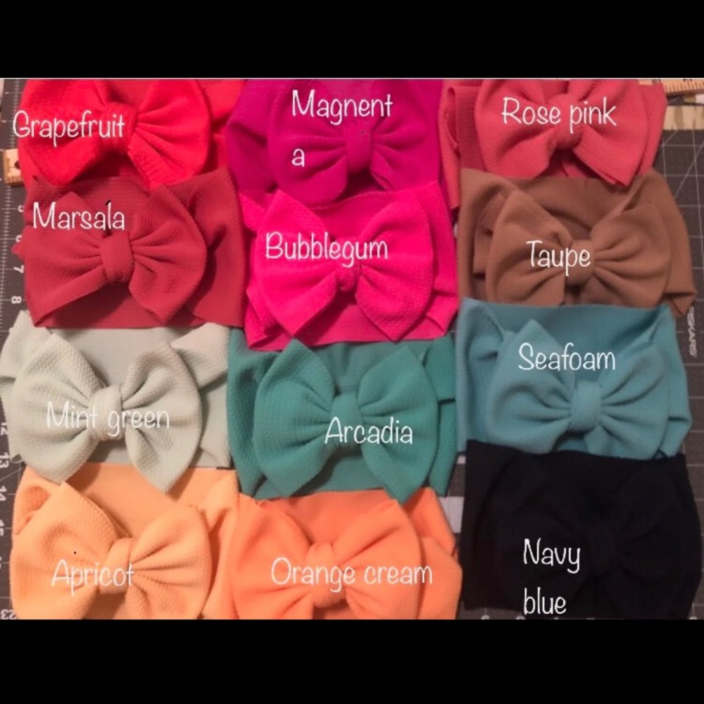 Headwraps each bow $10